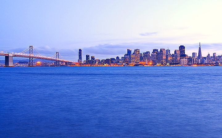 SF Skyline and Bay Bridge