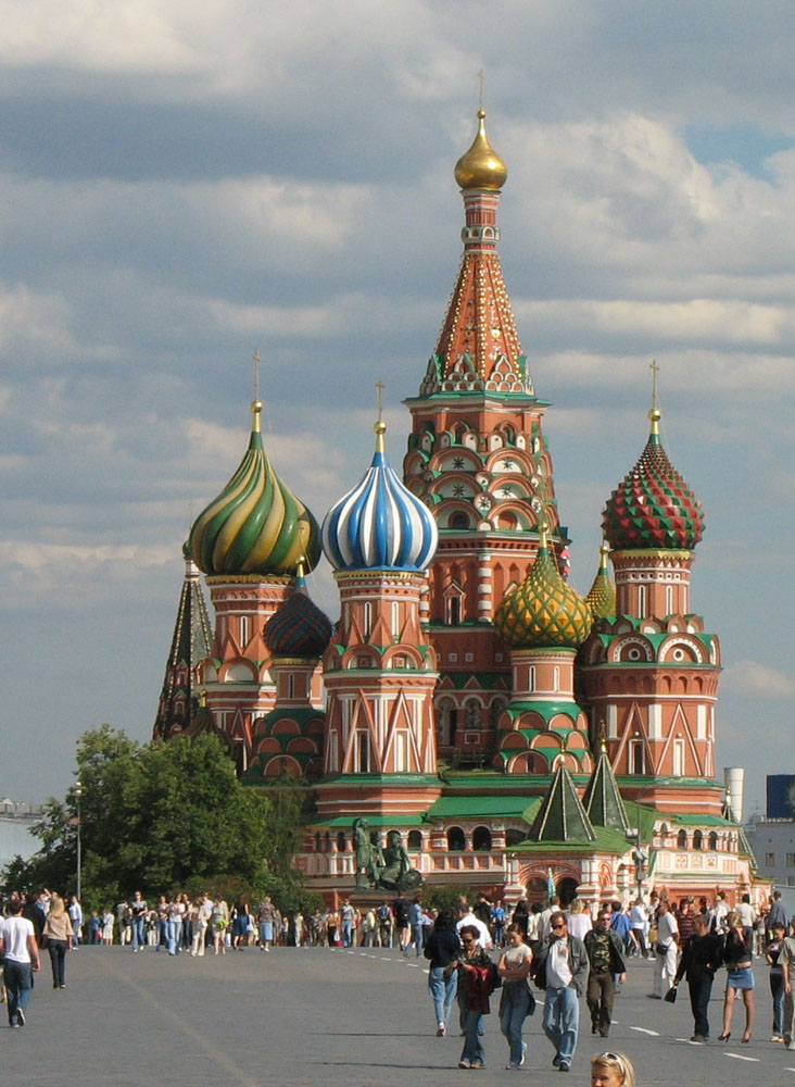 Moscow, Kremlin, Red Square - St. Basils