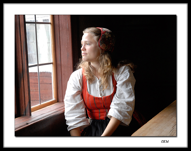 Girl at the window - Skansen  2007