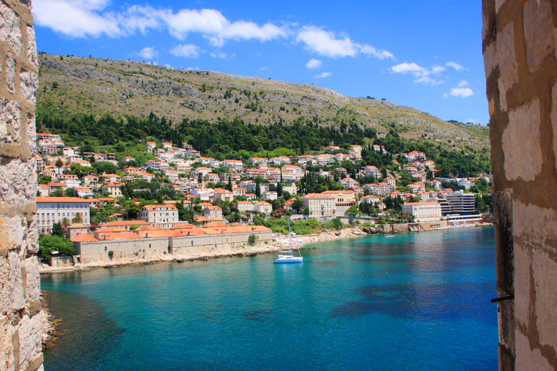 Banje beach and East West club, Dubrovnik