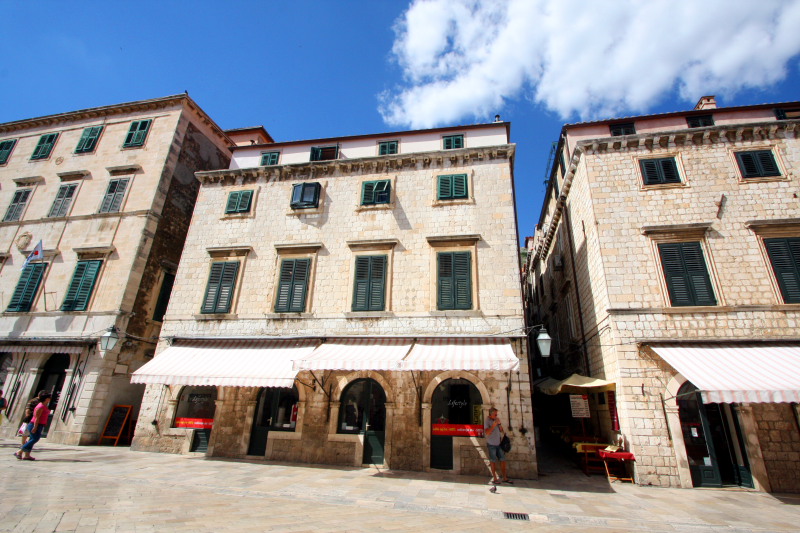 Buildings on Stradun, Dubrovnik