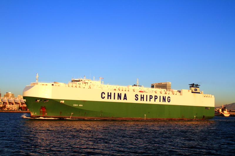 China Shipping bringing cars, San Diego