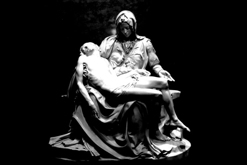 Replica of the Pieta, recreated by Vescova Buonnarati Art, Cathedral of St.Paul, Summit Hill, St.Paul