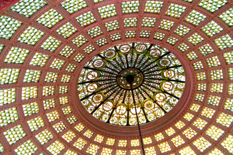 Chicago Cultural Center, Tiffany Dome - Open House Chicago 2011