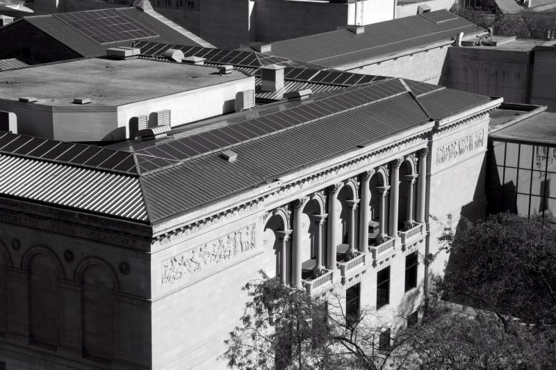 Art Institute of Chicago - view from Santa Fe Building