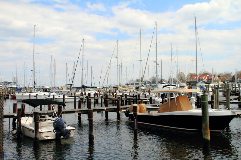 Boats in the pier, Annapolis, Maryland