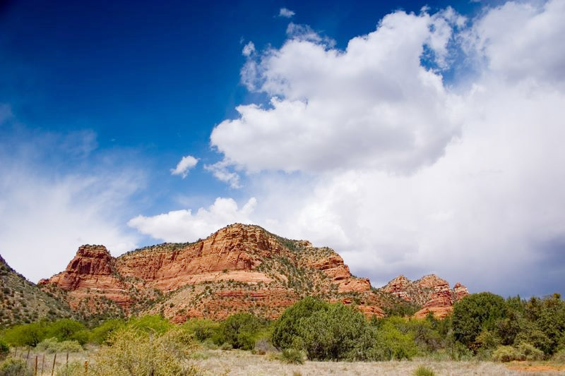 First view of Sedona,  Arizona