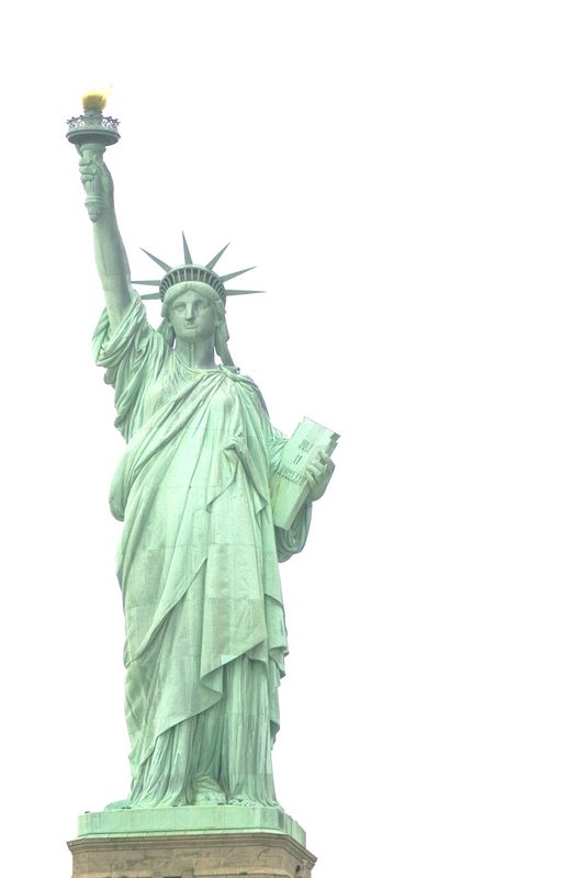 Statue of Liberty National Monument, Front View, Liberty Island, NY
