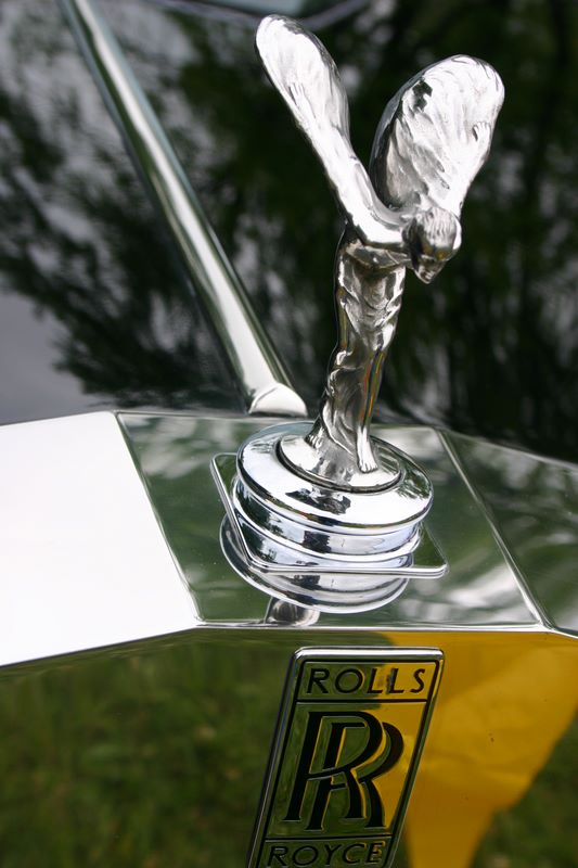 Rolls Royce emblem - from a 1977 Wraith 2, Car Show, Long Grove