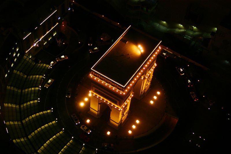 Paris Hotels Arc de Triomphe from the Eiffel, Las Vegas, NV
