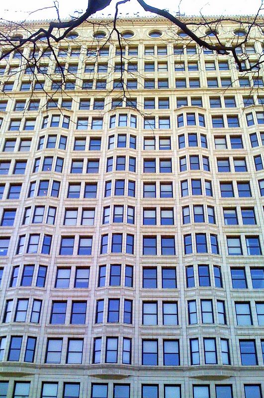 Santa FE building, Michigan Ave., Chicago