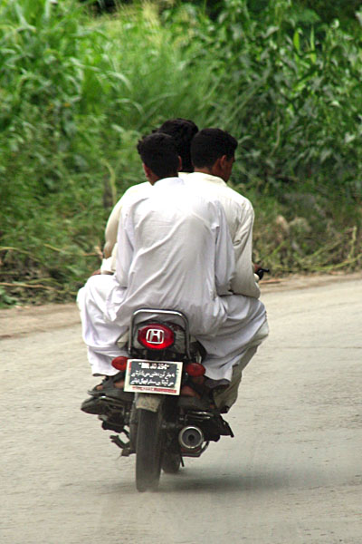 Only 3 on bike
