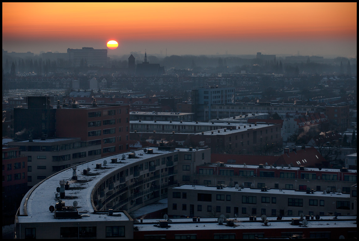 -11 degrees Centigrades in Rotterdam