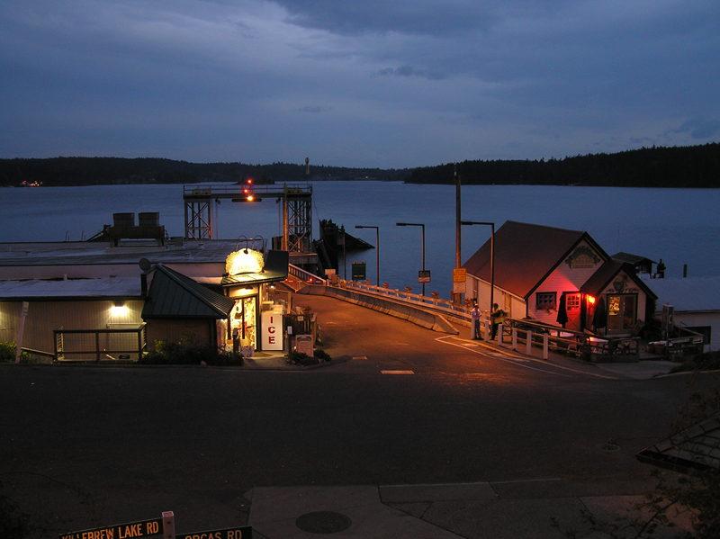Ferry Landing on  Orcas Island