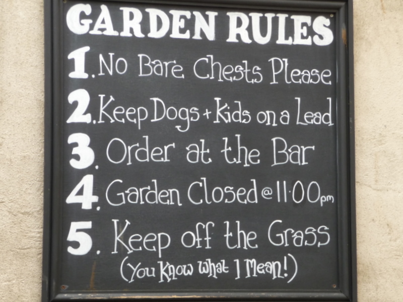 rules have to be respected.