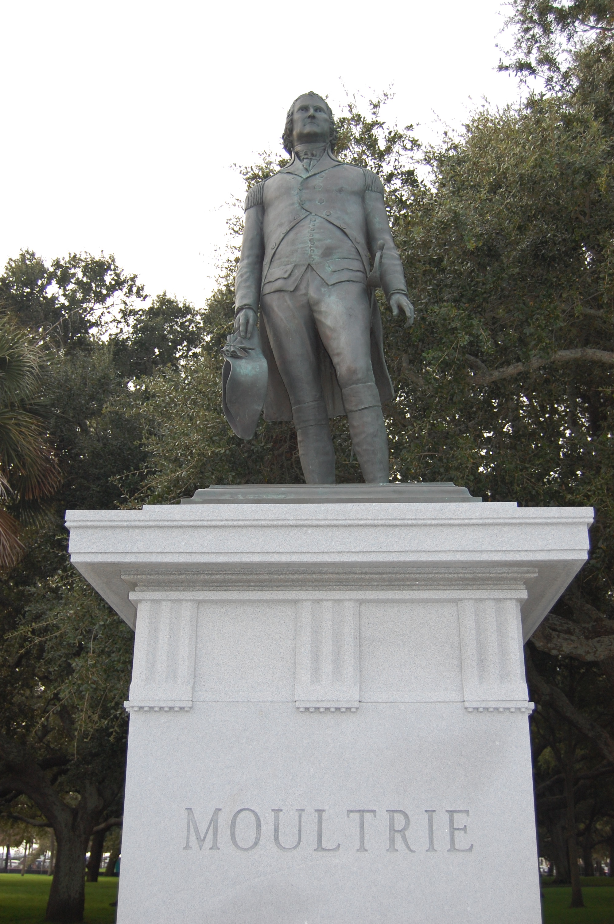 Commander Moultrie Statue
