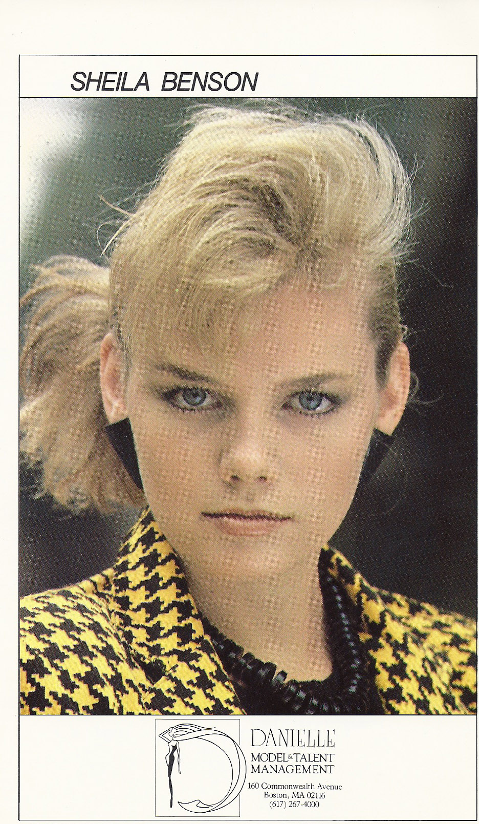 Sheila Benson with Danielle Models & Talent out of Boston