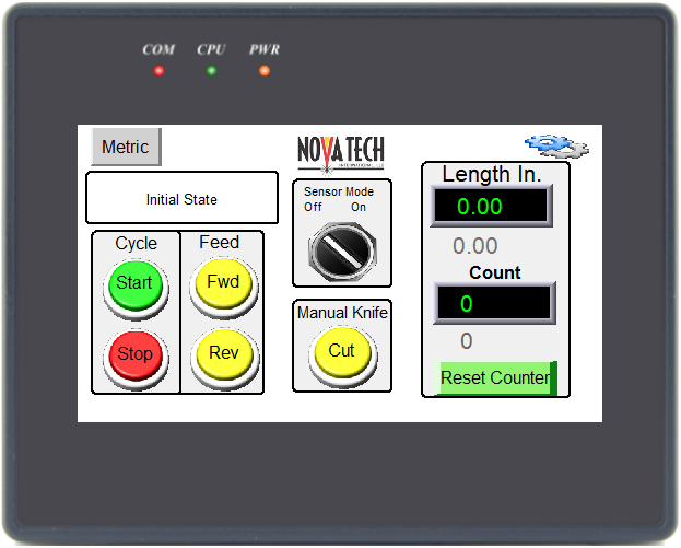 Main Screen - Metric