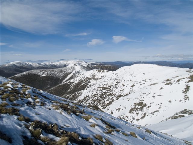 Mt Hotham along the Razorback