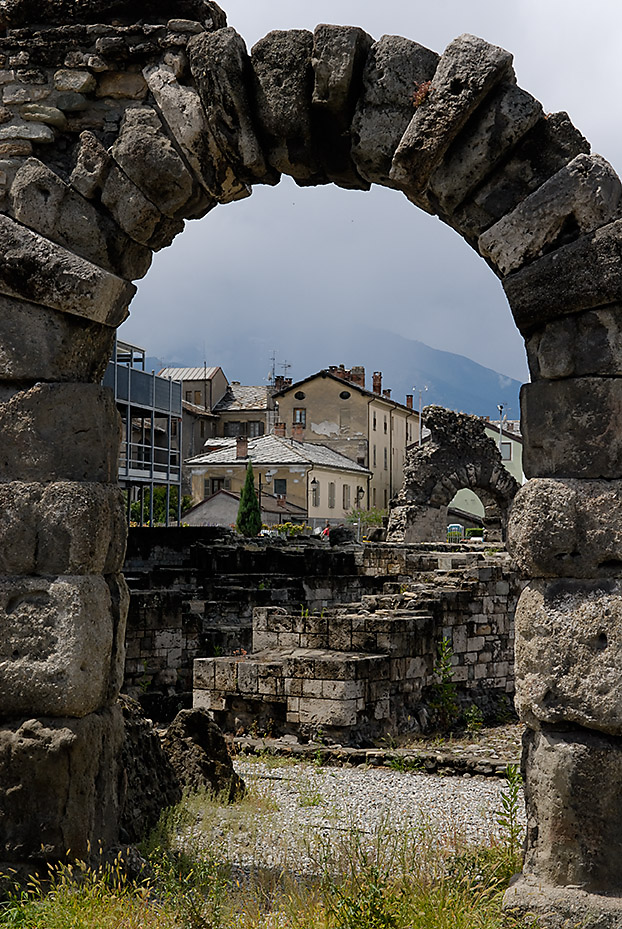 Roman ruins, Aosta