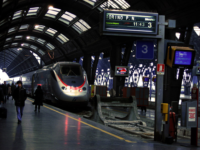 Stazione Centrale, on track #3, to Torino .. 1851