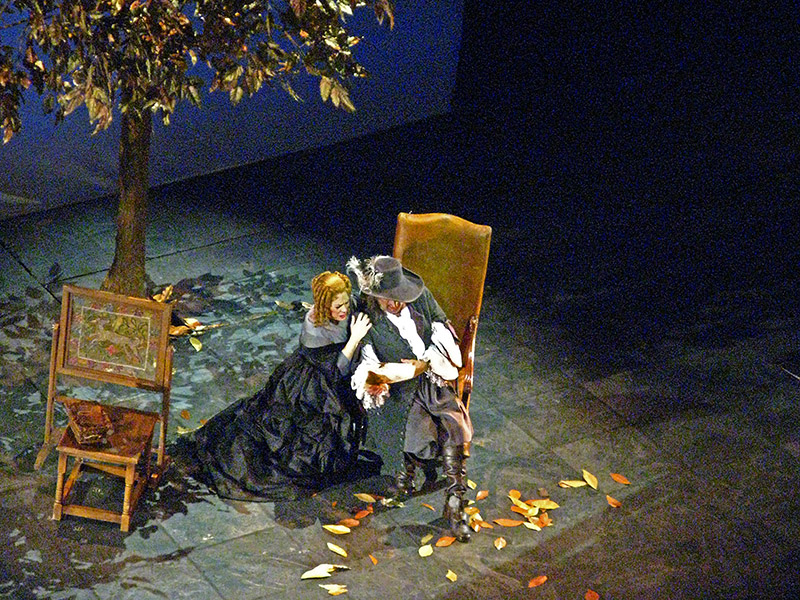 Final scene, Cyrano de Bergerac,<br/>  Roxane realizes that it was Cyrano who wrote Christians letter<br/> .. A1861