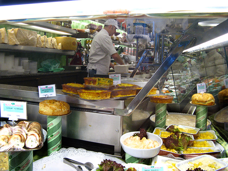Window shopping on Via Ponte Vetero,<br/>Rossi e Grassi Salumieri  <br/> .. A2711