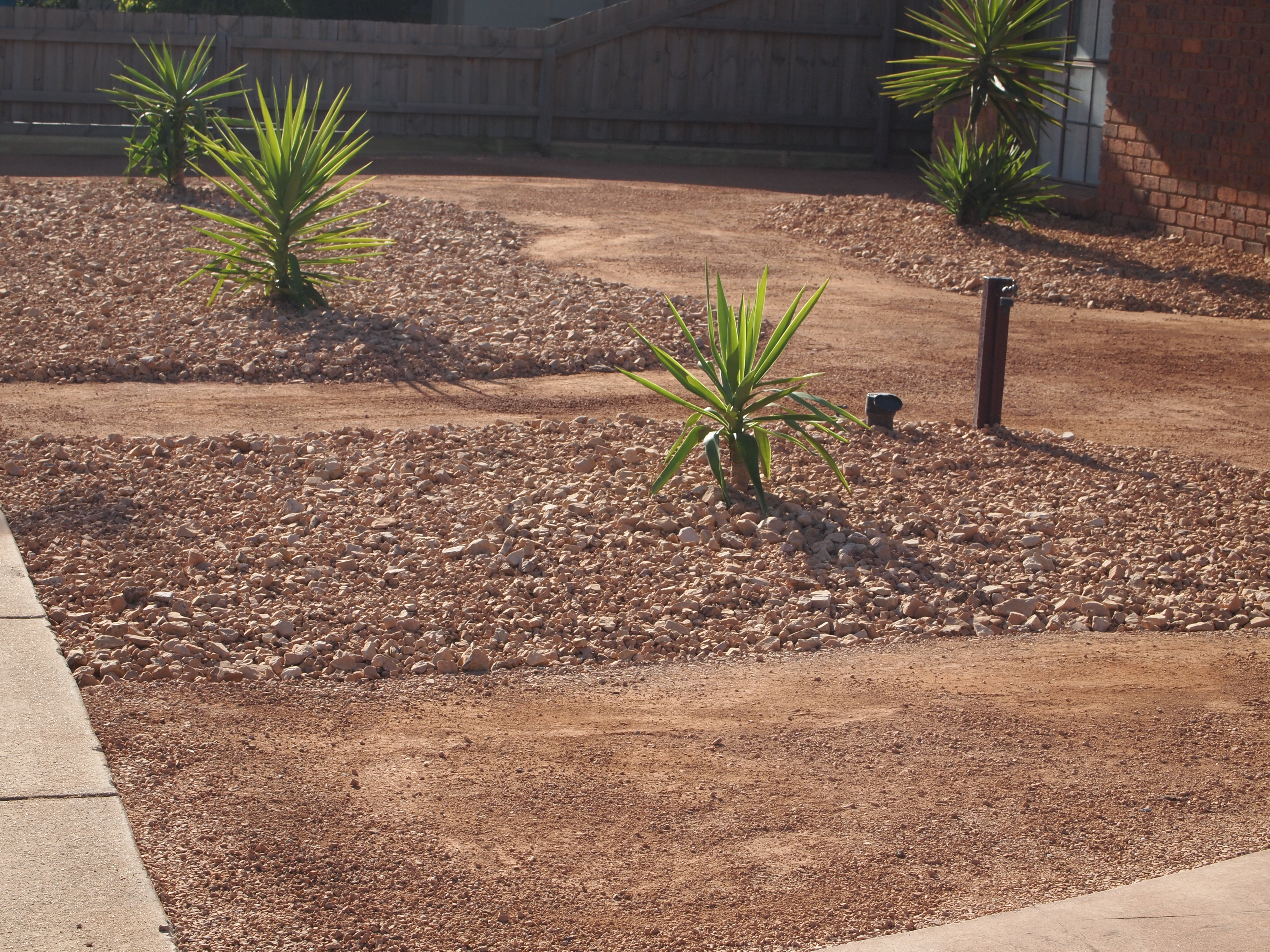 My Neighbours transformed garden.