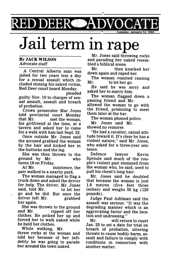January 12, 1993