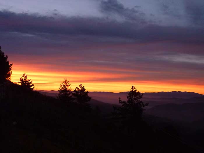 sunrise at o cebreiro