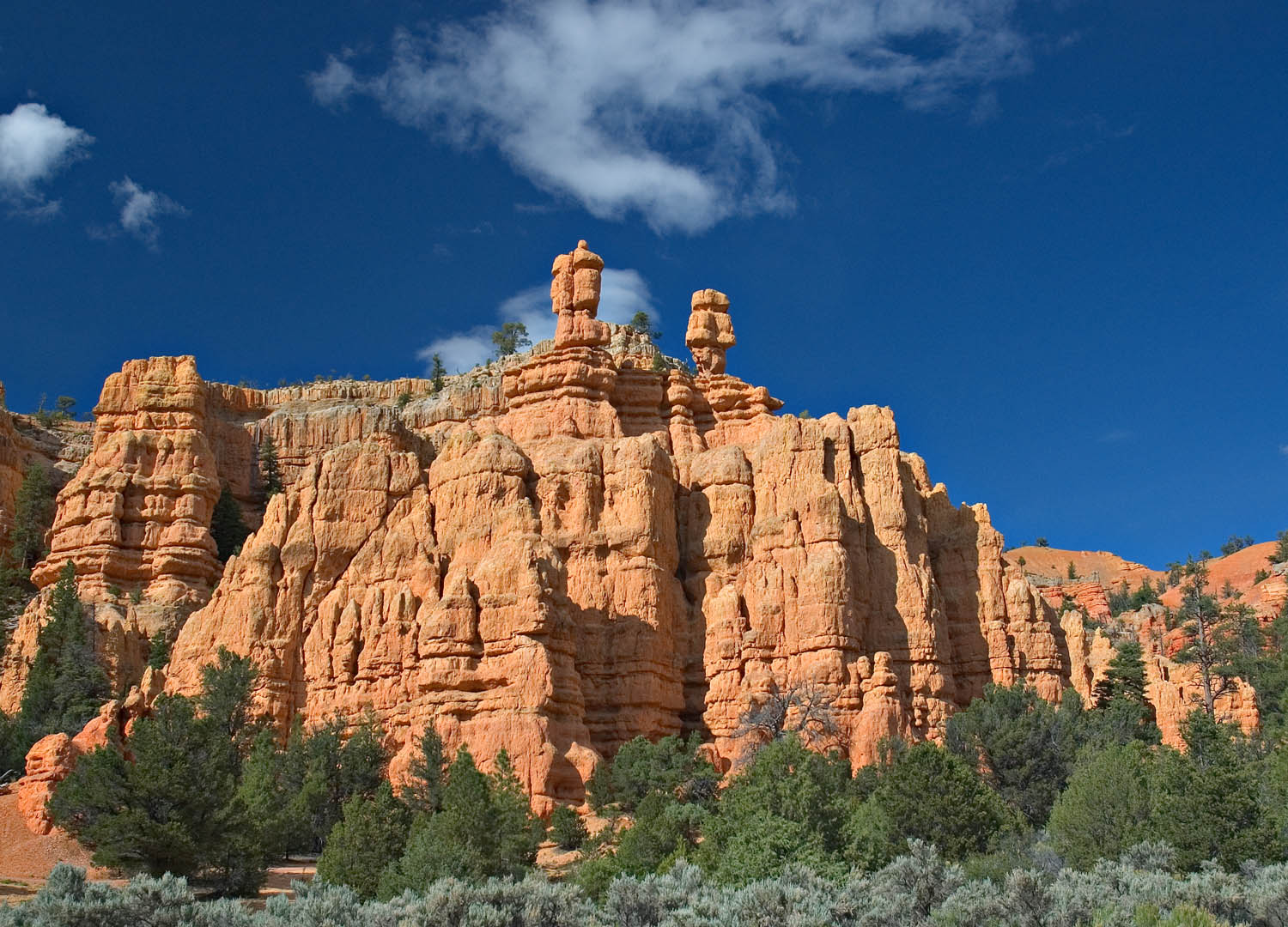 Red Canyon, before reaching Bryce Canyon