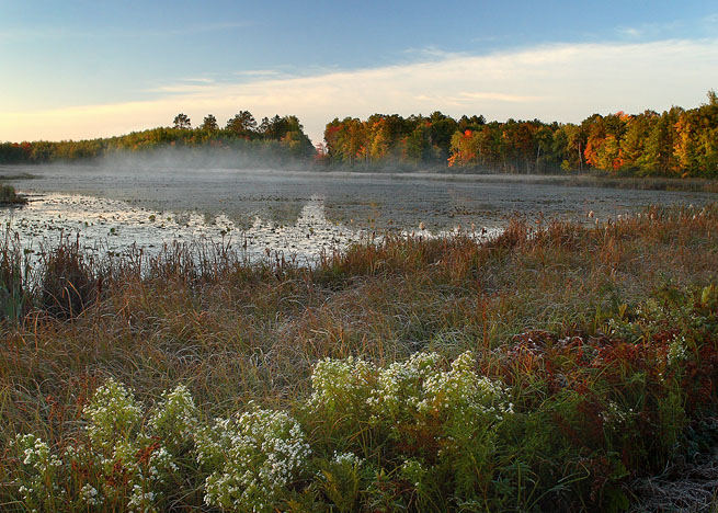 Lake in the praire