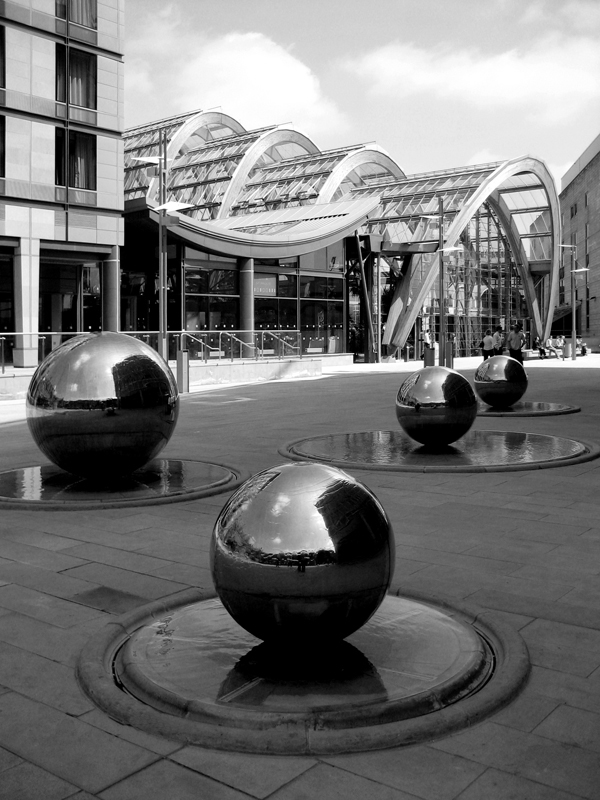 Looking towards the Winter Garden