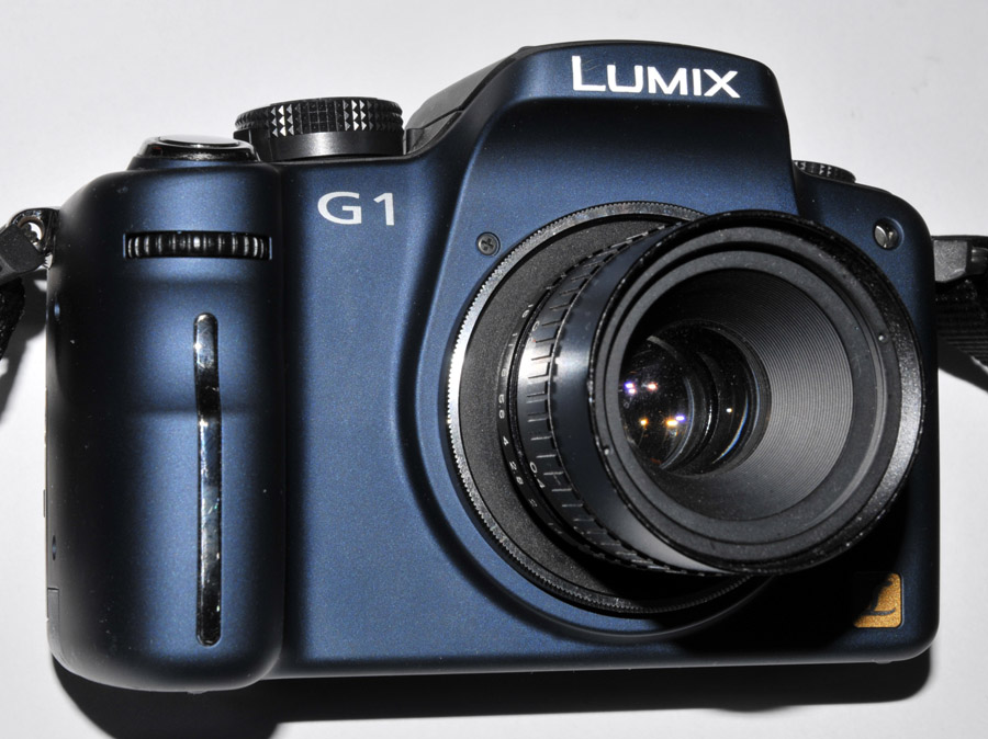 G1 and 25mm f1.4 Fujinon CCTV lens