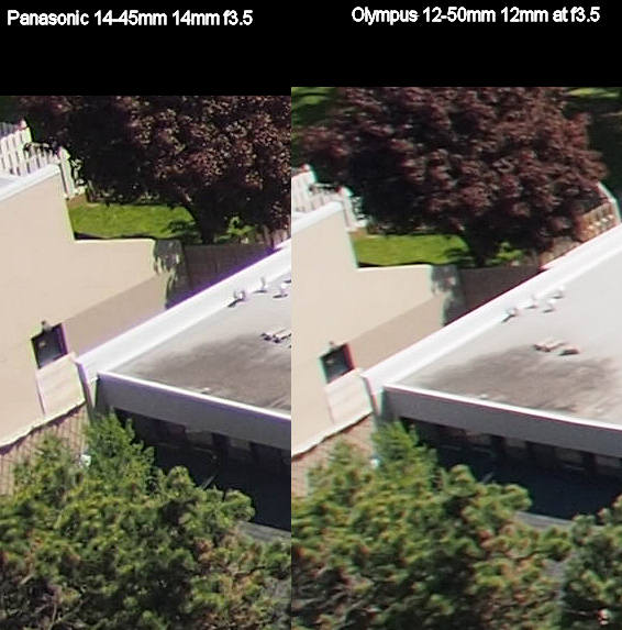 Panasonic 14-45mm versus Olympus 12-50mm