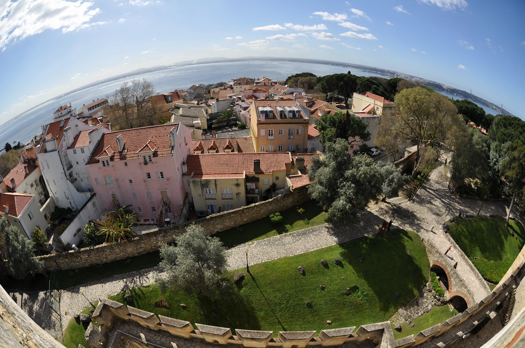 View from castle So Jorge