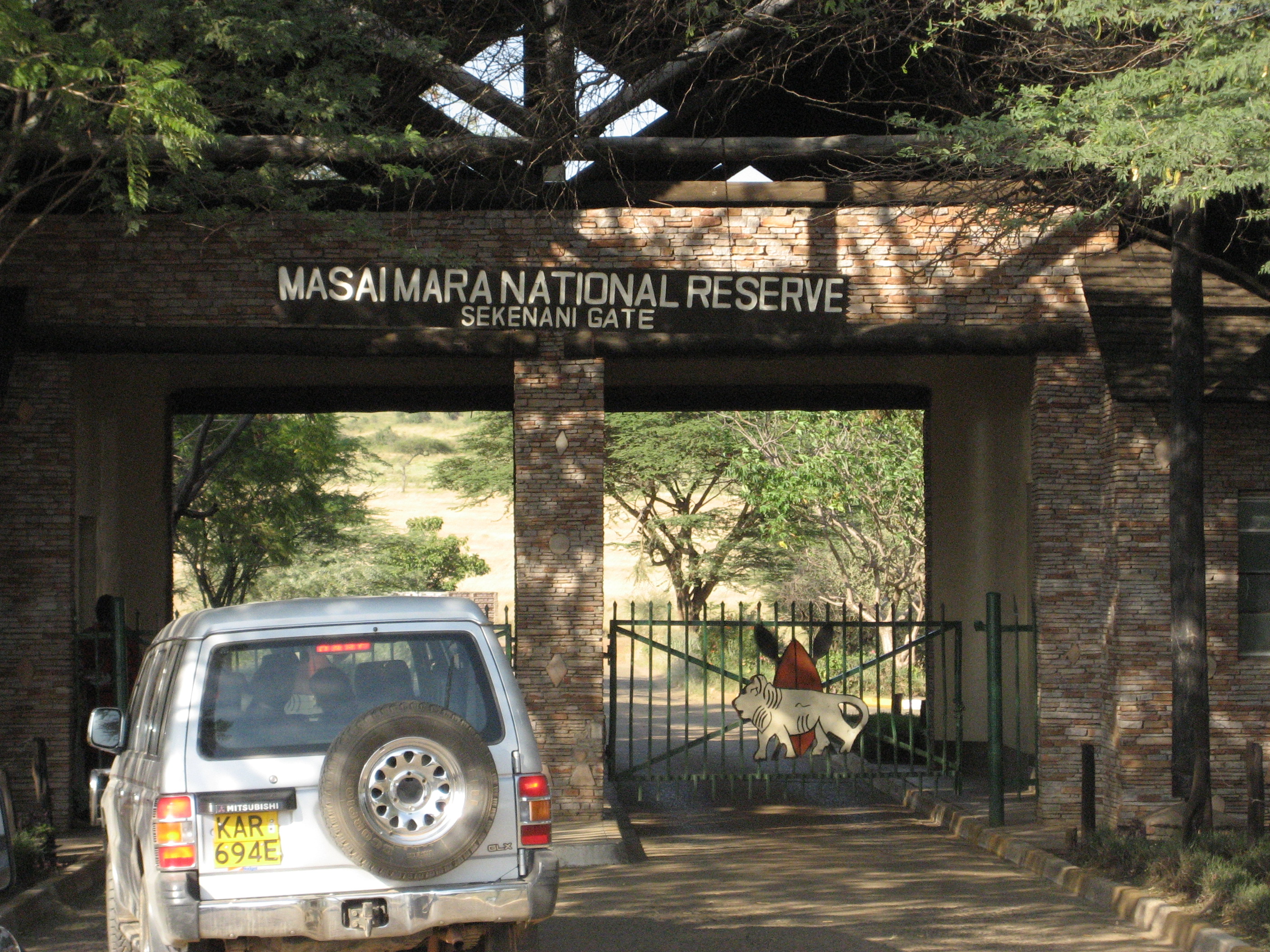Sekenani Gate - Main Entrance to the Masai Mara.