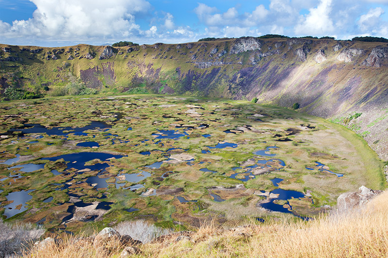 Rano Kau - Extinct Volcano