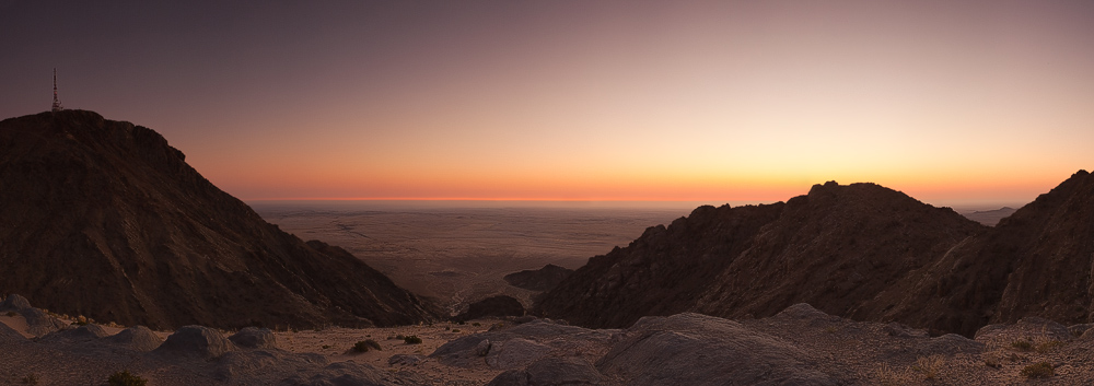 Dusk Panorama Rssing Mountain