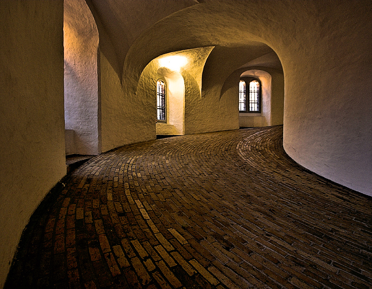 The Round Tower spiral walk