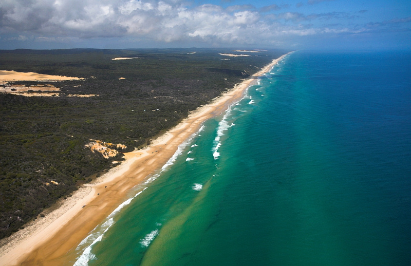 75 mile beach from above