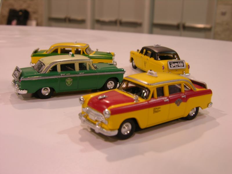 Athearn HO: New A8 Checker Cabs