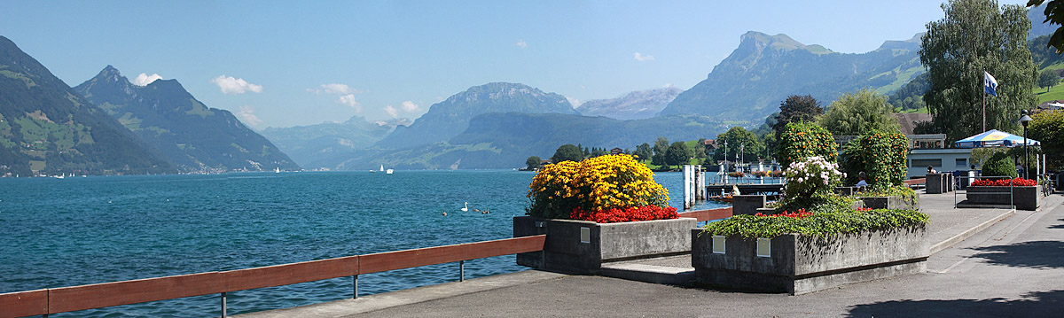 Buochs with Lake Lucerne 