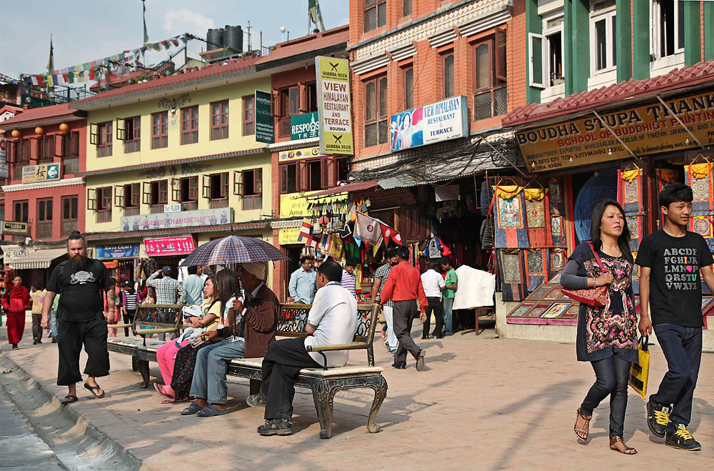 Houses surrounding Bodhnath