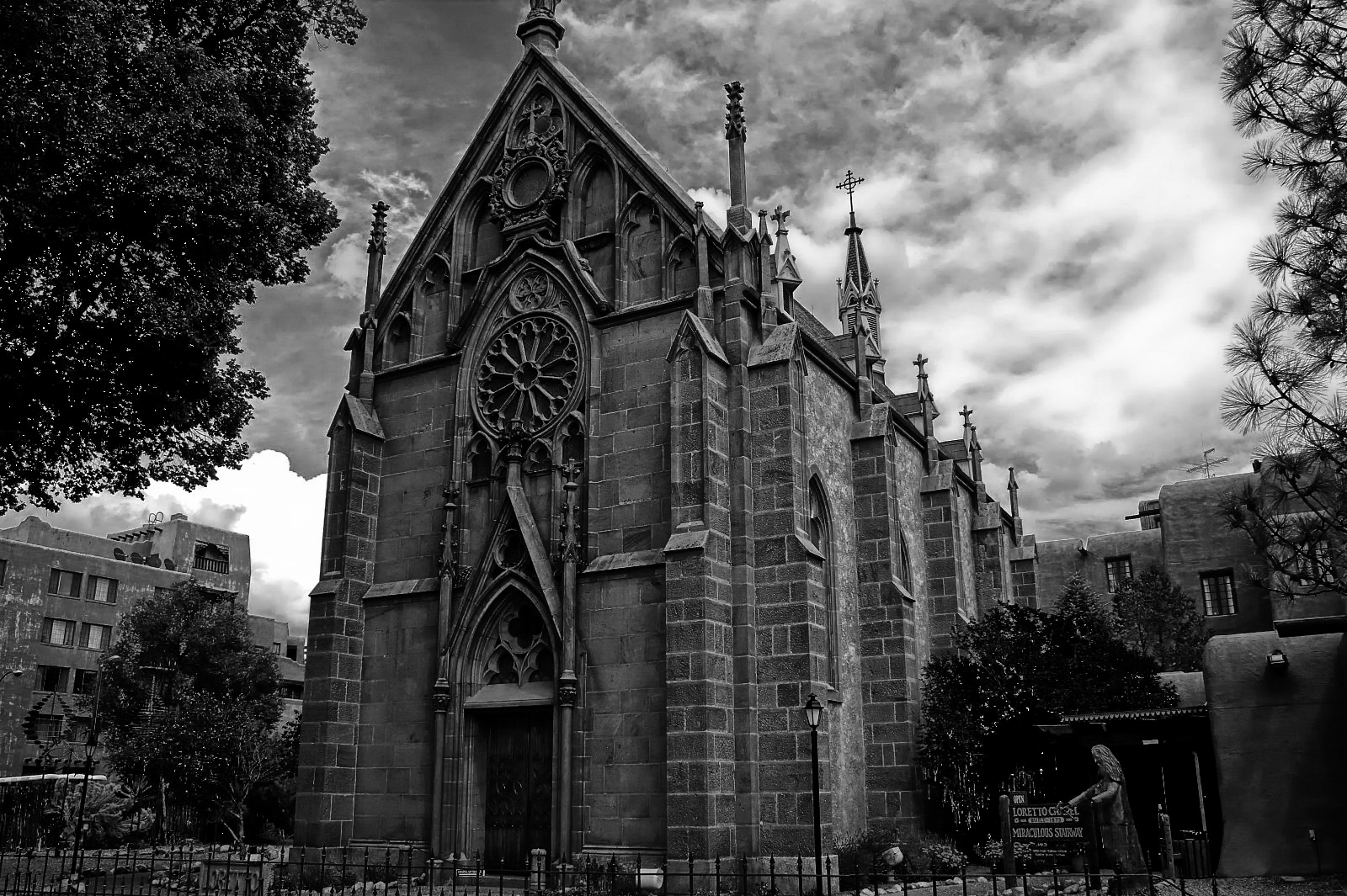 Loretto Chapel in Santa Fe, New Mexico