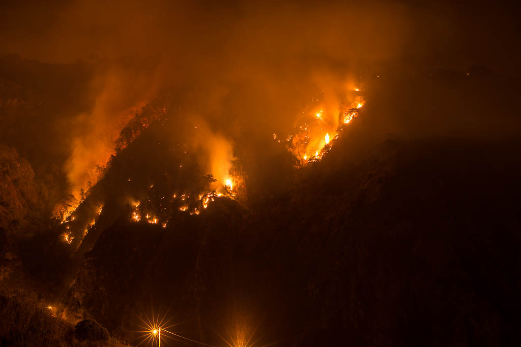 Wildfire in Madeira