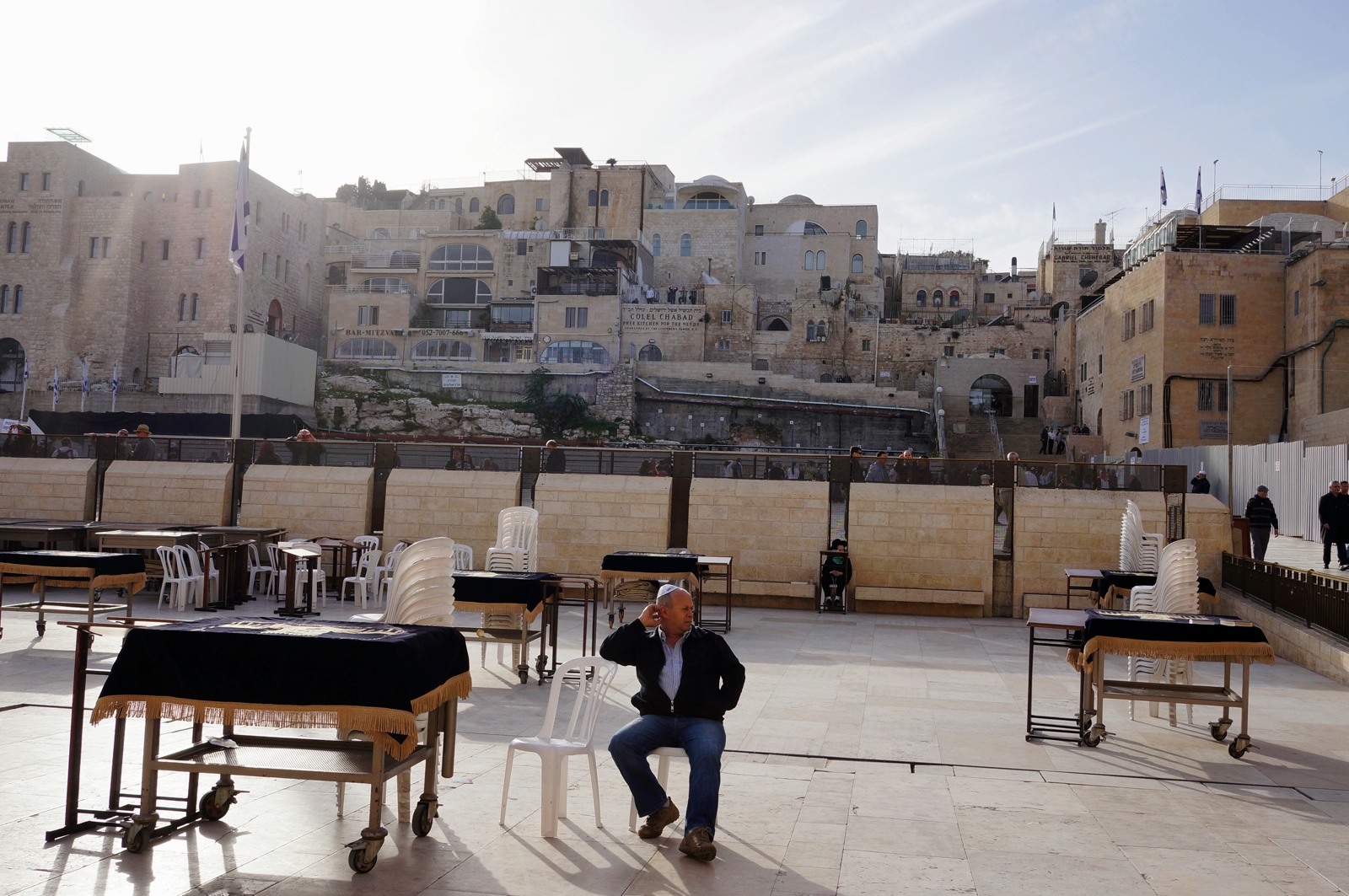 Kotel Looking Uphill