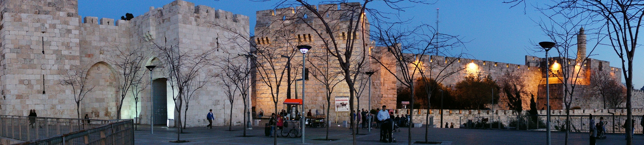 Panorama of Jerusalems Old City