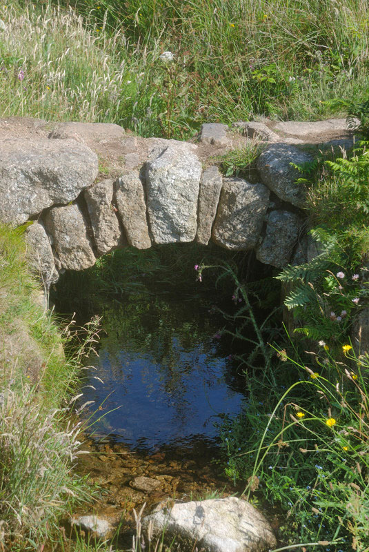 old bridge at Bosigran water mill site