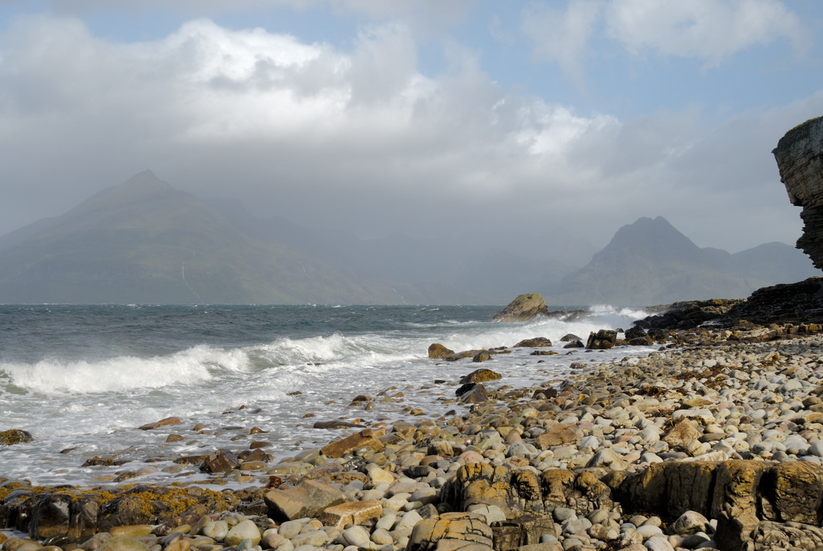 from in front of Port Elgol Cottage